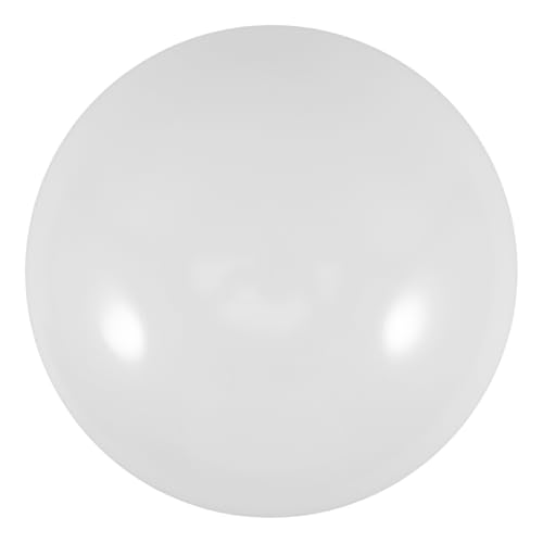 SEWACC Runder Lampenschirm für Deckenleuchte Stabile Formbeständige Ersatzabdeckung Minimalistisches Design Kompatibel für Schlafzimmer und Flur Langlebige Weiße Lampenhaube von SEWACC