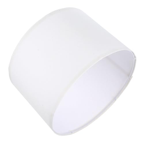 SEWACC Runder Stoff Lampenschirm Fassung Abnehmbar für Deckenleuchte Wandlampe Wohnzimmer Schlafzimmer Natürlich Warmes Licht von SEWACC