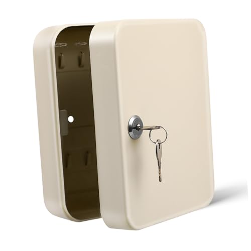SEWACC Schlüsselschrank mit Schloss Wandmontierte Schlüsselaufbewahrungsbox mit Aufhängungen Robustes Design Installieren für Zuhause und Büro und Ordnung für Ihre Schlüssel SEWACC Schlüsselschrank mit Schloss Wandmontierte Schlüsselaufbewahrungsbox mit Aufhängungen Robustes Design Installieren für Zuhause und Büro und Ordnung für Ihre Schlüssel von SEWACC