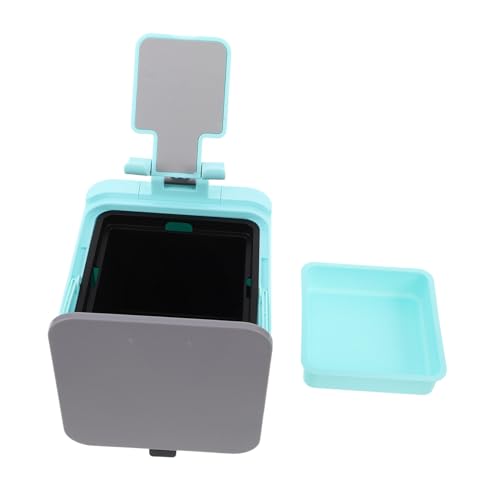 SEWACC Schreibtisch mit Telefonhalter Multifunktionale Mini Abfallbehälter mit Snackablage für Büro Schlafzimmer Auto SEWACC Schreibtisch mit Telefonhalter Multifunktionale Mini Abfallbehälter mit Snackablage für Büro Schlafzimmer Auto von SEWACC