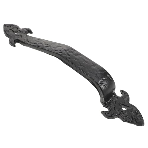 SEWACC Schwarzer Metall Schubladengriff Gusseisen Robust und Dekorativ für Küchenschränke und Möbel Langlebiger Ersatzgriff für Kommoden und Schranktüren Vielseitig Einsetzbar und SEWACC Schwarzer Metall Schubladengriff Gusseisen Robust und Dekorativ für Küchenschränke und Möbel Langlebiger Ersatzgriff für Kommoden und Schranktüren Vielseitig Einsetzbar und von SEWACC