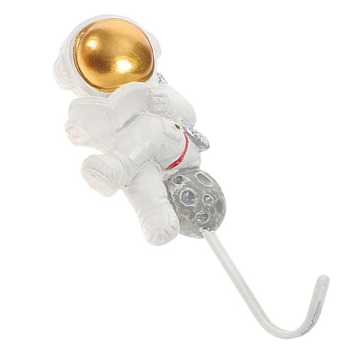 SEWACC Selbstklebender Astronaut Wandhaken aus Langlebigem Harz Starker Halt ohne Bohren Dekorativer Schlüssel Handtuchhalter für Bad Küche Schlafzimmer und Flur Vielseitige SEWACC Selbstklebender Astronaut Wandhaken aus Langlebigem Harz Starker Halt ohne Bohren Dekorativer Schlüssel Handtuchhalter für Bad Küche Schlafzimmer und Flur Vielseitige von SEWACC