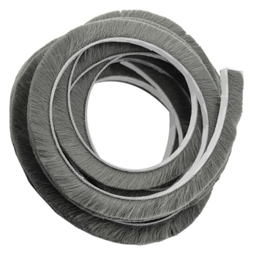 SEWACC Selbstklebender Tür und Fensterspalt Dichtungsstreifen Flexibler Zugluftschutz mit Fasergewebe für Aluminium Kunststoff und Stahlrahmen Zuschneidbar und Biegsam Kälteschutz und von SEWACC