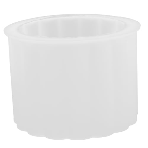 SEWACC Silikon Blumentopf Form für DIY Pflanzgefäße Flexible Langlebige Beton Gießform mit Struktur Kleiner Pflanztopf Wiederverwendbare Bastelform für Kreative Gartenprojekte von SEWACC