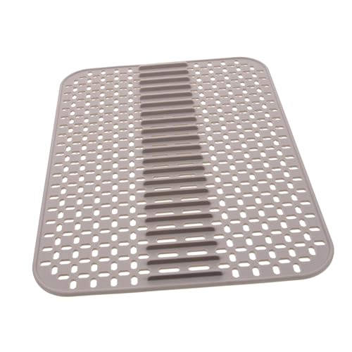 SEWACC Silikon Spülbeckenmatte Rutschfest Hitzebeständig Abtropfmatte Küchenabfluss Schutzmatte Quadratisch mit Ablaufloch für Geschirr und Spüle SEWACC Silikon Spülbeckenmatte Rutschfest Hitzebeständig Abtropfmatte Küchenabfluss Schutzmatte Quadratisch mit Ablaufloch für Geschirr und Spüle von SEWACC