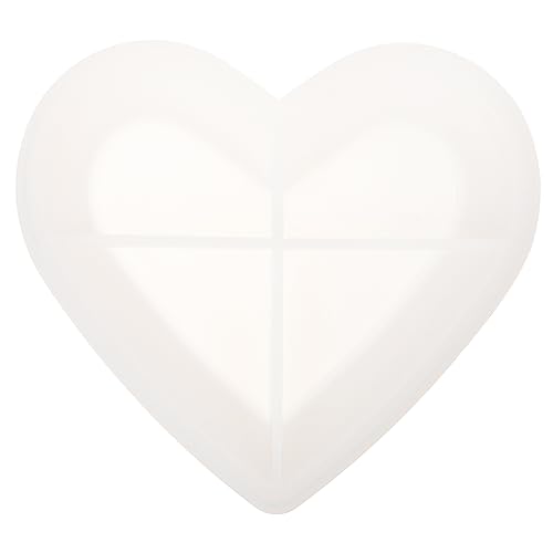 SEWACC Silikonform Tablett Herzform Kleine Wiederverwendbare Gießform für Epoxidharz Schmucktablett DIY Flexibel Robust für Kreative Deko und Schmuckablage SEWACC Silikonform Tablett Herzform Kleine Wiederverwendbare Gießform für Epoxidharz Schmucktablett DIY Flexibel Robust für Kreative Deko und Schmuckablage von SEWACC