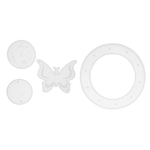 SEWACC Silikonform Windspiel Schmetterling DIY Bastelset Flexibel Langlebig Haftfrei Einfach zu Reinigen Wiederverwendbar für Handgemachte Hängende Dekorationen und Resin kunsthandwerk SEWACC Silikonform Windspiel Schmetterling DIY Bastelset Flexibel Langlebig Haftfrei Einfach zu Reinigen Wiederverwendbar für Handgemachte Hängende Dekorationen und Resin kunsthandwerk von SEWACC