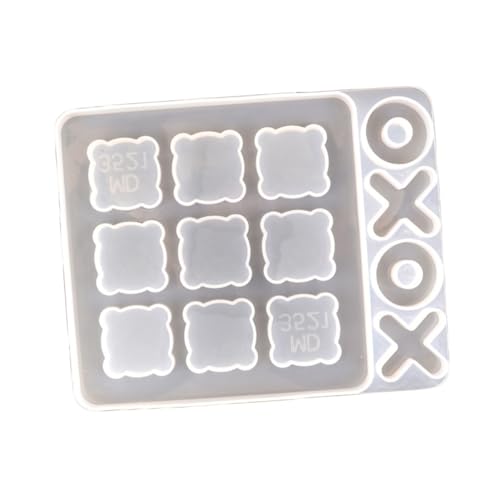 SEWACC Silikonform für DIY Toe Chess Spielbrett Epoxidharz Gießform Flexible Langlebige Kunstharzformen für Familien Spielzimmer Einfach zu Entformen und Farblich Anpassbar von SEWACC