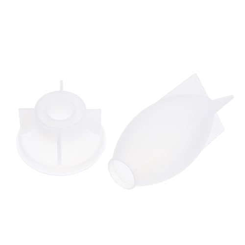 SEWACC Silikonform für Harzgießen mit Sockel DIY Glühbirnen-form für Epoxidharz Kerzen Seifen Blumen Deko Vielseitige Gießform für Resin Kunsthandwerk und Floristik Langlebig und Flexibel von SEWACC