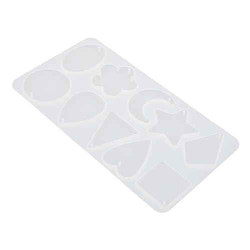 SEWACC Silikonform für Ohrringanhänger Gießform Flexibel Langlebig Epoxidharz Resin DIY Schmuckanhänger Basteln Teiliges Herz und Schmuckformen SEWACC Silikonform für Ohrringanhänger Gießform Flexibel Langlebig Epoxidharz Resin DIY Schmuckanhänger Basteln Teiliges Herz und Schmuckformen von SEWACC