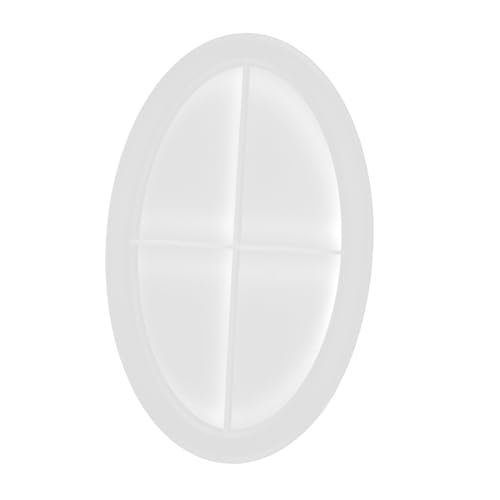 SEWACC Silikonform für Ovales Tray Epoxidharz Gießform Leicht Entformbar Langlebig DIY Schmuck Dekotablett Kompakt Spülmaschinenfest für Kreative Bastelprojekte von SEWACC