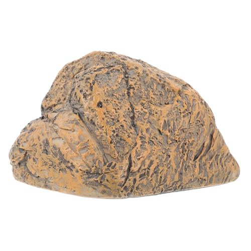 SEWACC Simulation Stein Schlüsselbox Resin Wetterfester Outdoor Schlüsselversteck mit Realistischem Stein Design Versteckte Aufbewahrung für Schlüssel und Kleinteile Dekorativ für Garten von SEWACC