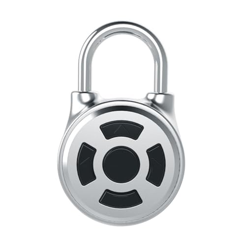 SEWACC Smart Vorhängeschloss mit App Steuerung Elektronisches Schloss aus Zinklegierung Korrosionsbeständig Für Fitnessstudio Schrank Gepäck Schrank und Außenbereich Tastensperre von SEWACC