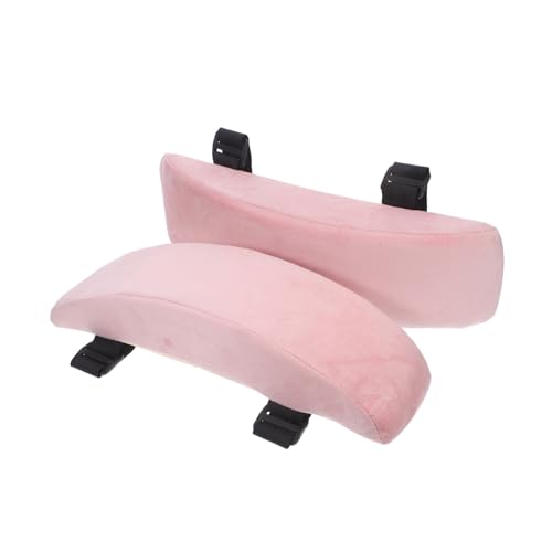 SEWACC Stuhl-armauflage Kissen Für Gaming-stuhl Bürostuhl Armlehnenkissen Kissen Ellbogenschützer Für Den Schreibtisch Büro Ellbogenpolster Ellbogen-armlehnenpolster Schwamm Rosa SEWACC Stuhl-armauflage Kissen Für Gaming-stuhl Bürostuhl Armlehnenkissen Kissen Ellbogenschützer Für Den Schreibtisch Büro Ellbogenpolster Ellbogen-armlehnenpolster Schwamm Rosa von SEWACC