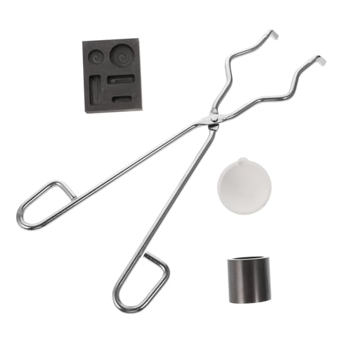 SEWACC Teiliges Graphit Schmelzset für Schmuck und Metallverarbeitung Hochreines Schmelzwerkzeug mit und Präziser Verarbeitung für Wissenschaftliche Experimente und Notfälle von SEWACC