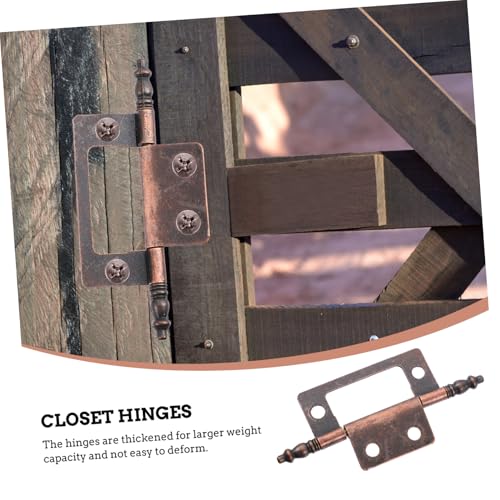 SEWACC Teiliges Schranktür Scharnier Vintage Crown Design Rostschutzbeschichtet Verstärkt für Möbel Türen und Fenster Bronze Hohe Belastbarkeit Langlebig und Dekorativ SEWACC Teiliges Schranktür Scharnier Vintage Crown Design Rostschutzbeschichtet Verstärkt für Möbel Türen und Fenster Bronze Hohe Belastbarkeit Langlebig und Dekorativ von SEWACC