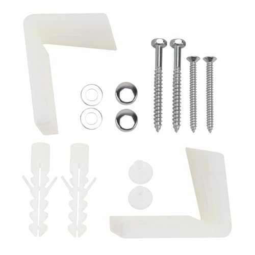 SEWACC Toilettensitz Befestigungsschrauben Weiß Förmige Wc Sitz Schrauben Ersatzteile Langlebig und Einfach zu Montieren für Haushalts Toilettenfixierung SEWACC Toilettensitz Befestigungsschrauben Weiß Förmige Wc Sitz Schrauben Ersatzteile Langlebig und Einfach zu Montieren für Haushalts Toilettenfixierung von SEWACC