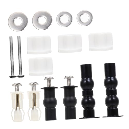 SEWACC Toilettensitz Ersatzteile Expansionsschrauben Wc Sitz Befestigung Schrauben Muttern Nylon Kompatibel Einfache Montage Robust und Langlebig von SEWACC