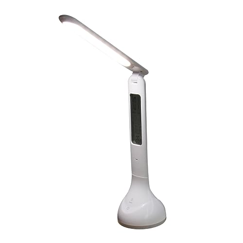 SEWACC Tragbare LED Tischlampe mit Dimmfunktion Integrierter Digitaluhr Temperaturanzeige und Helligkeitsstufen für Schlafzimmer und Büro SEWACC Tragbare LED Tischlampe mit Dimmfunktion Integrierter Digitaluhr Temperaturanzeige und Helligkeitsstufen für Schlafzimmer und Büro von SEWACC