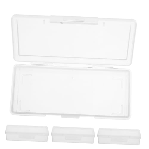 SEWACC Tragbare Schmuckstaierschachtel Behälter Für Kosmetikpads Spender Für Wattebauschhalter Spender Für Wattepads Baumwollkugelspeicherspender Wattestäbchenspender Transparent Plastik von SEWACC