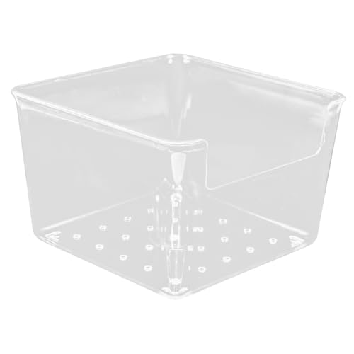SEWACC Transparente Büro Notizblockhalter Aufbewahrungsbox mit Glatten Kanten Platzsparend Langlebig und Vielseitig für Schreibtisch und Regal für Papierclips und Schreibwarenorganizer SEWACC Transparente Büro Notizblockhalter Aufbewahrungsbox mit Glatten Kanten Platzsparend Langlebig und Vielseitig für Schreibtisch und Regal für Papierclips und Schreibwarenorganizer von SEWACC