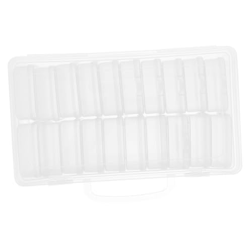 SEWACC Transparente Kunststoff Aufbewahrungsbox für Kleinteile mit Fächern Wiederverwendbar Multifunktional für Perlen Schmuck Bastelbedarf und DIY Zubehör Tragbar und Langlebig SEWACC Transparente Kunststoff Aufbewahrungsbox für Kleinteile mit Fächern Wiederverwendbar Multifunktional für Perlen Schmuck Bastelbedarf und DIY Zubehör Tragbar und Langlebig von SEWACC