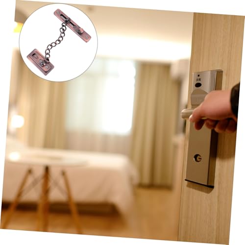 SEWACC Türkette Sicherheitskette Diebstahl Türschloss für Wohnungstür und Innentüren mit Schrauben und Bohrfreier Montage Robuster Schutz für Heim und Hotel SEWACC Türkette Sicherheitskette Diebstahl Türschloss für Wohnungstür und Innentüren mit Schrauben und Bohrfreier Montage Robuster Schutz für Heim und Hotel von SEWACC