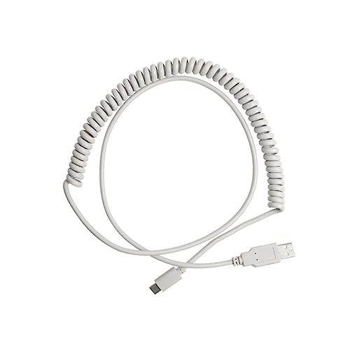 SEWACC USB-c Tastaturkabel Spiralkabel Für Mechanische Tastatur Langlebig Robust Weißes Design Geeignet Für Gaming Und Büro SEWACC USB-c Tastaturkabel Spiralkabel Für Mechanische Tastatur Langlebig Robust Weißes Design Geeignet Für Gaming Und Büro von SEWACC