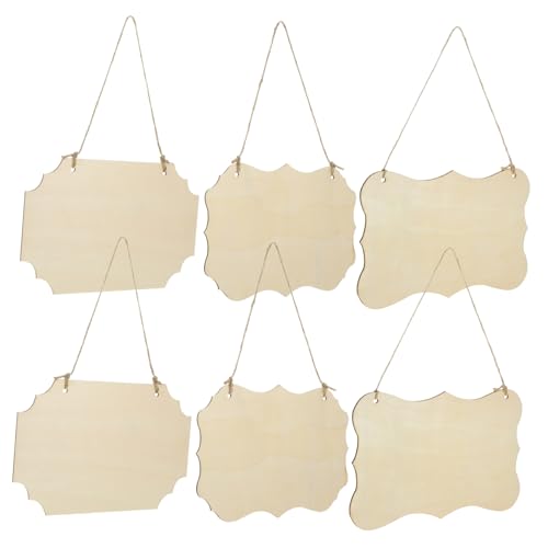 SEWACC Unbehandelte Holzschilder DIY mit Juteseil Blanke Holzplatten zum Bemalen Basteln und Dekorieren Stabile Holztafeln für Tür Wanddeko Vielseitig für Kreative DIY projekte SEWACC Unbehandelte Holzschilder DIY mit Juteseil Blanke Holzplatten zum Bemalen Basteln und Dekorieren Stabile Holztafeln für Tür Wanddeko Vielseitig für Kreative DIY projekte von SEWACC