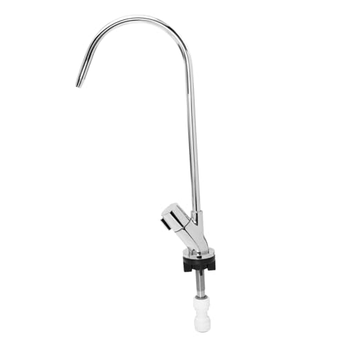 SEWACC Universeller Gooseneck Wasserhahn für Wasserfilter Langlebiger Küchen und Badezimmer Wasserhahn Einfacher Einbau Platzsparend Geeignet für Trinkwasserfilteranschluss von SEWACC