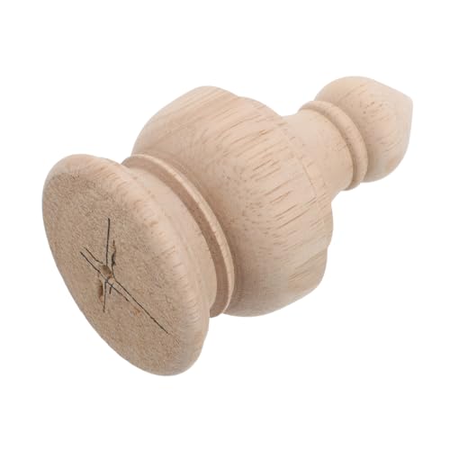 SEWACC Unlackiertes Holz Dekoartikel Holzsäule mit Kunstvollen Schnitzereien Glatte Oberfläche Vielseitige Verzierung für Treppengeländer Bettpfosten Fahnenmast Warmes Wohnambiente von SEWACC