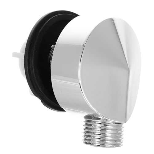 SEWACC Verchromter Duschkopf Adapter Wandmontage Rundanschluss Handbrause Ellenbogen Ersatzteil für Waschbecken Kompatibel mit Shampoo Bett Duschschlauch System SEWACC Verchromter Duschkopf Adapter Wandmontage Rundanschluss Handbrause Ellenbogen Ersatzteil für Waschbecken Kompatibel mit Shampoo Bett Duschschlauch System von SEWACC