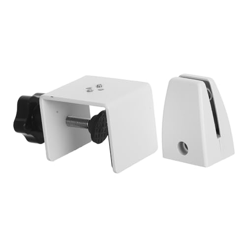 SEWACC Verstellbare Aluminium Trennwandklemme Bewegliche Halterung für und Holzpaneele Stabile Basis für Schreibtisch Trennwände für Flexible Arbeitsbereiche von SEWACC