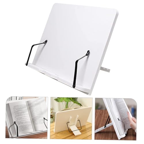 SEWACC Verstellbarer Holz Buchständer Leseständer für Kochbücher und Noten Stabiler Bücherhalter Mittlere Vielseitig Einsetzbar zum Lesen und Präsentieren SEWACC Verstellbarer Holz Buchständer Leseständer für Kochbücher und Noten Stabiler Bücherhalter Mittlere Vielseitig Einsetzbar zum Lesen und Präsentieren von SEWACC
