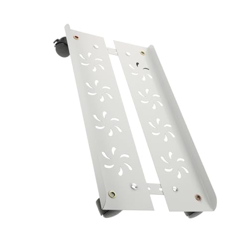 SEWACC Verstellbarer Pc Tower Stand mit Lenkrollen Robuster CPU Halter für Minimalistisches Design Stabil Sicherheitsbremsen von SEWACC