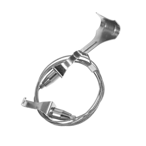SEWACC Verstellbares Bildaufhängesystem aus Stahlseil mit Haken und Spannschlössern für Galerien Ausstellungen und Schwere Bilder Einfache Montage Rostfreies Metall SEWACC Verstellbares Bildaufhängesystem aus Stahlseil mit Haken und Spannschlössern für Galerien Ausstellungen und Schwere Bilder Einfache Montage Rostfreies Metall von SEWACC