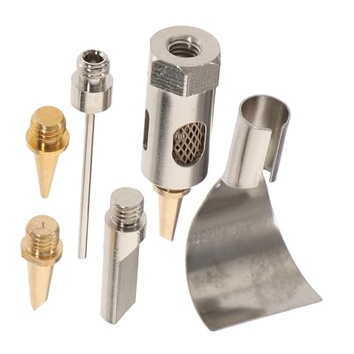 SEWACC Vielseitige Ersatzspitzen aus Metall Tragbar Leicht für Gasbrenner Stabile Temperatur für Präzises Löten und Reparaturen von SEWACC