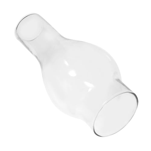 SEWACC Vintage Glas Lampenschirm Öllampe Ersatzglas Retro Petroleumlampe Schornstein Kompatibel mit Kerosinlaternen Innenraum Dekoration Vintage Stil von SEWACC