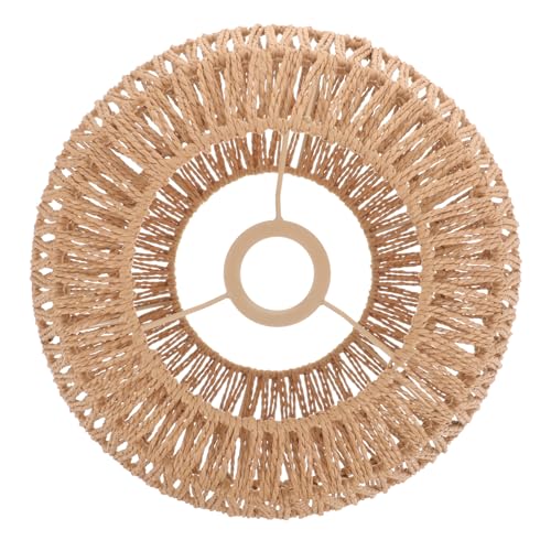 SEWACC Vintage Hängender Lampenschirm aus Geflochtenem Papierseil Dekorative Pendelleuchte für Restaurant Zen Robuste Deckenleuchte Installieren Langlebige Abdeckung von SEWACC