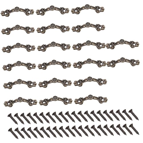 SEWACC Vintage Möbelgriff Robustem Dekorative Schubladengriffe für Kommode und Schrank Einfach zu Montieren Langlebig Retro Stil Zubehör für Möbelaufwertung von SEWACC