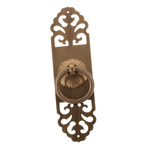 SEWACC Vintage Möbelgriff aus Hochwertigem Messing Chinesischer Stil Schrankgriff für Kommode Schublade Kleiderschrank Ergonomisch Robust Retro für Möbel und Türen von SEWACC
