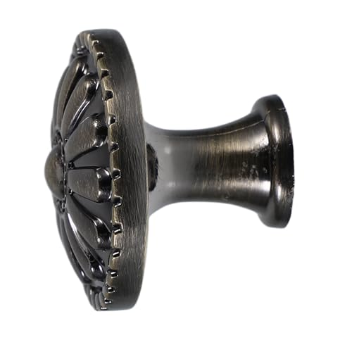 SEWACC Vintage Runde Schrankgriffe aus Langlebiger Zinklegierung mit Floralem Design Einfache Montage Antike Bronzeoptik Robustes Möbelknopf Zubehör für Küchenschränke SEWACC Vintage Runde Schrankgriffe aus Langlebiger Zinklegierung mit Floralem Design Einfache Montage Antike Bronzeoptik Robustes Möbelknopf Zubehör für Küchenschränke von SEWACC