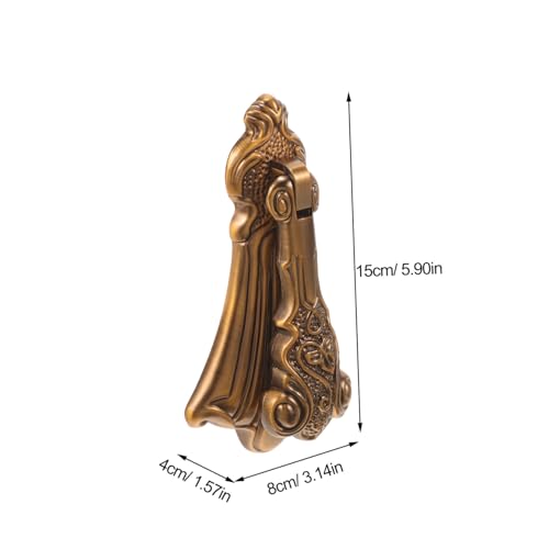 SEWACC Vintage Türklopfer aus Robustem Zinklegierung Ergonomisch Gebogener Griff Einfache Montage Dekorativer Türbeschlag für Haustür Hotel und Wohnhaus Langlebig und Zufällige Farbe von SEWACC