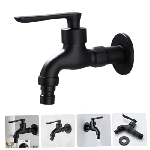 SEWACC Vintage Waschmaschinen Wasserhahn aus Kupfer Einzelner Kaltwasserhahn mit Schnellem Öffnungsmechanismus Anschluss für Waschküchen Mop Pools und Vielseitige Anwendungen von SEWACC
