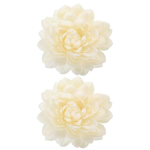 SEWACC Vorhang-Raffhalter mit weißen Blumen, Vorhang-Raffhalter, für Heimdekoration, 9,5 x 9,5 x 3,5 cm, 2 Stück SEWACC Vorhang-Raffhalter mit weißen Blumen, Vorhang-Raffhalter, für Heimdekoration, 9,5 x 9,5 x 3,5 cm, 2 Stück von SEWACC