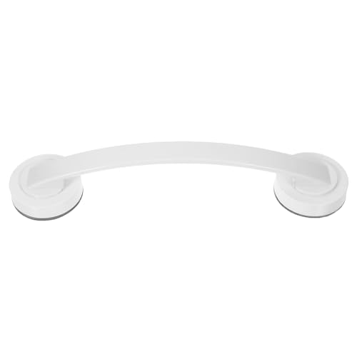 SEWACC Wandmontierter Badezimmer Sicherheitsgriff für Senioren Stabiler Saugnapf Handlauf Groß Weiß für Badewanne und Dusche für und Unterstützung von SEWACC