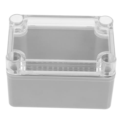 SEWACC Wasserdichte Kunststoff Abzweigdose Transparent mit Schrauben Staubschutz für Außenbereich Elektrische Anschlussbox für Industrie und Haushalt SEWACC Wasserdichte Kunststoff Abzweigdose Transparent mit Schrauben Staubschutz für Außenbereich Elektrische Anschlussbox für Industrie und Haushalt von SEWACC