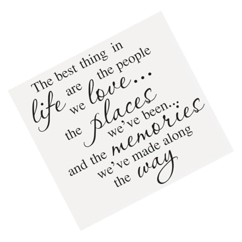 SEWACC Wasserdichter PVC Wandaufkleber mit Englischen Motivationszitaten Abnehmbar Selbstklebend für Wohnzimmer Schlafzimmer und Büro Wanddekoration von SEWACC