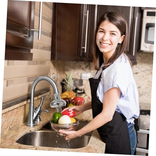 SEWACC Wasserhahn Aufsatz mit Strahlverstärkung und Filter Sprühkopf für Küche Bad Wassersparender Langlebiger Wasserhahn Verlängerung Aufsatz Einfache Installation für Waschbecken von SEWACC