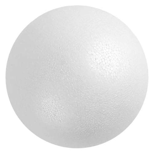 SEWACC Weiße Schaumstoffkugel Leichte Glatte DIY Bastel Kugel für Handarbeiten Bemalbar Stabiles Material für Hochzeits und Festtagsdekorationen Kreative Bastelprojekte von SEWACC